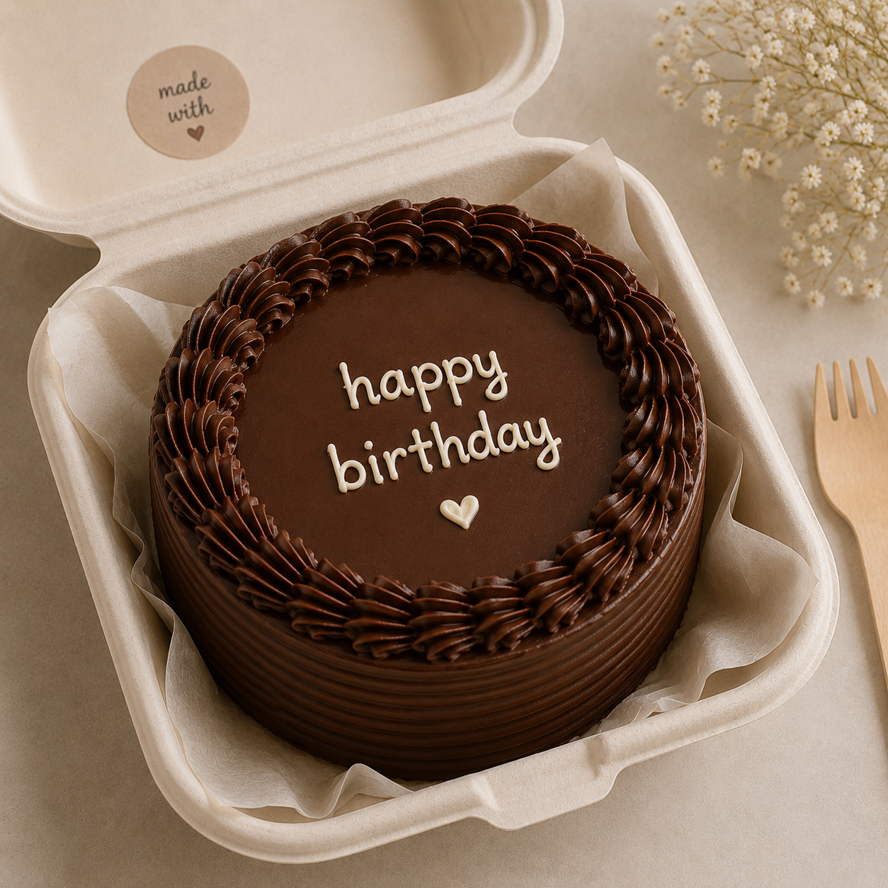 Chocolate Truffle Bento Cake
