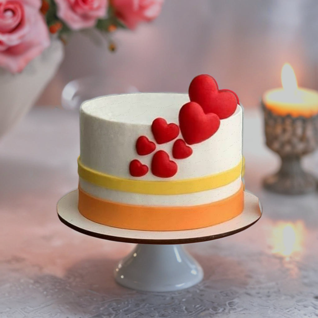 All Hearts Celebration Cake