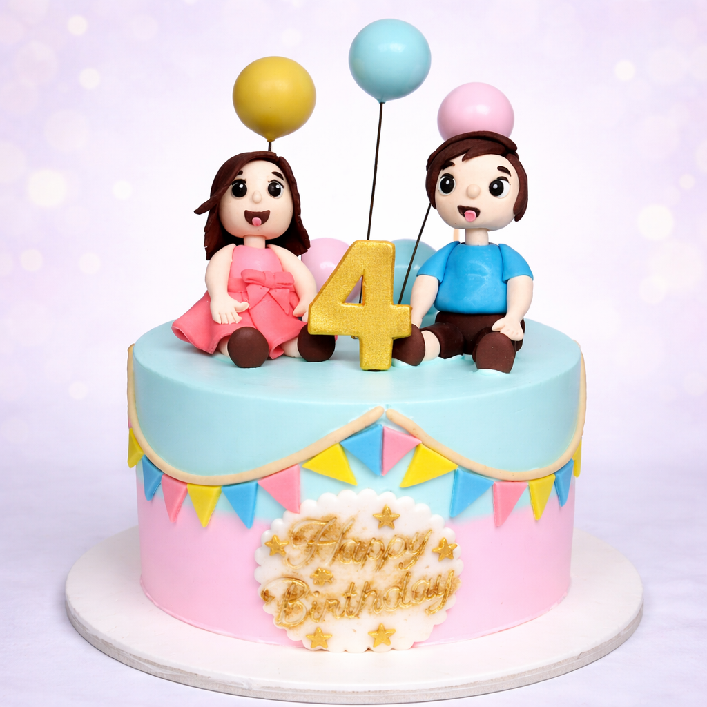 4th Birthday Cake 1.5 KG