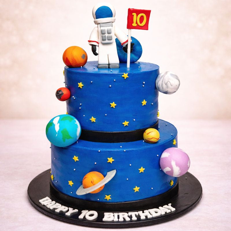 Space Theme Birthday Cake 3 KG