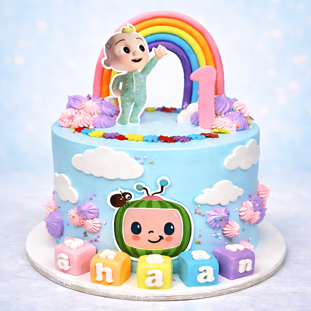 Coco Melon Theme Cake 1.5 KG