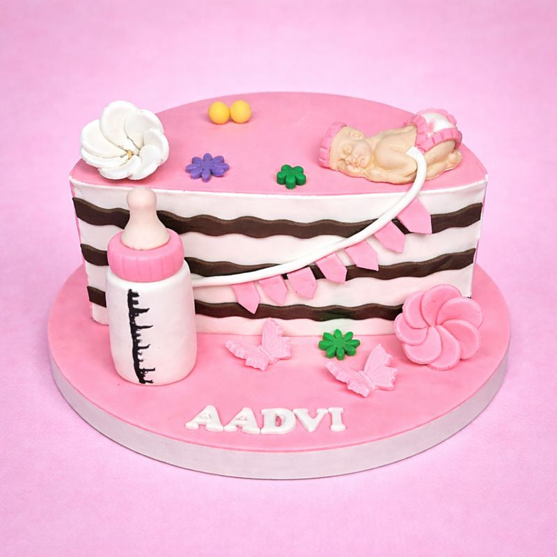 Baby Milestone Theme Cake 1 KG