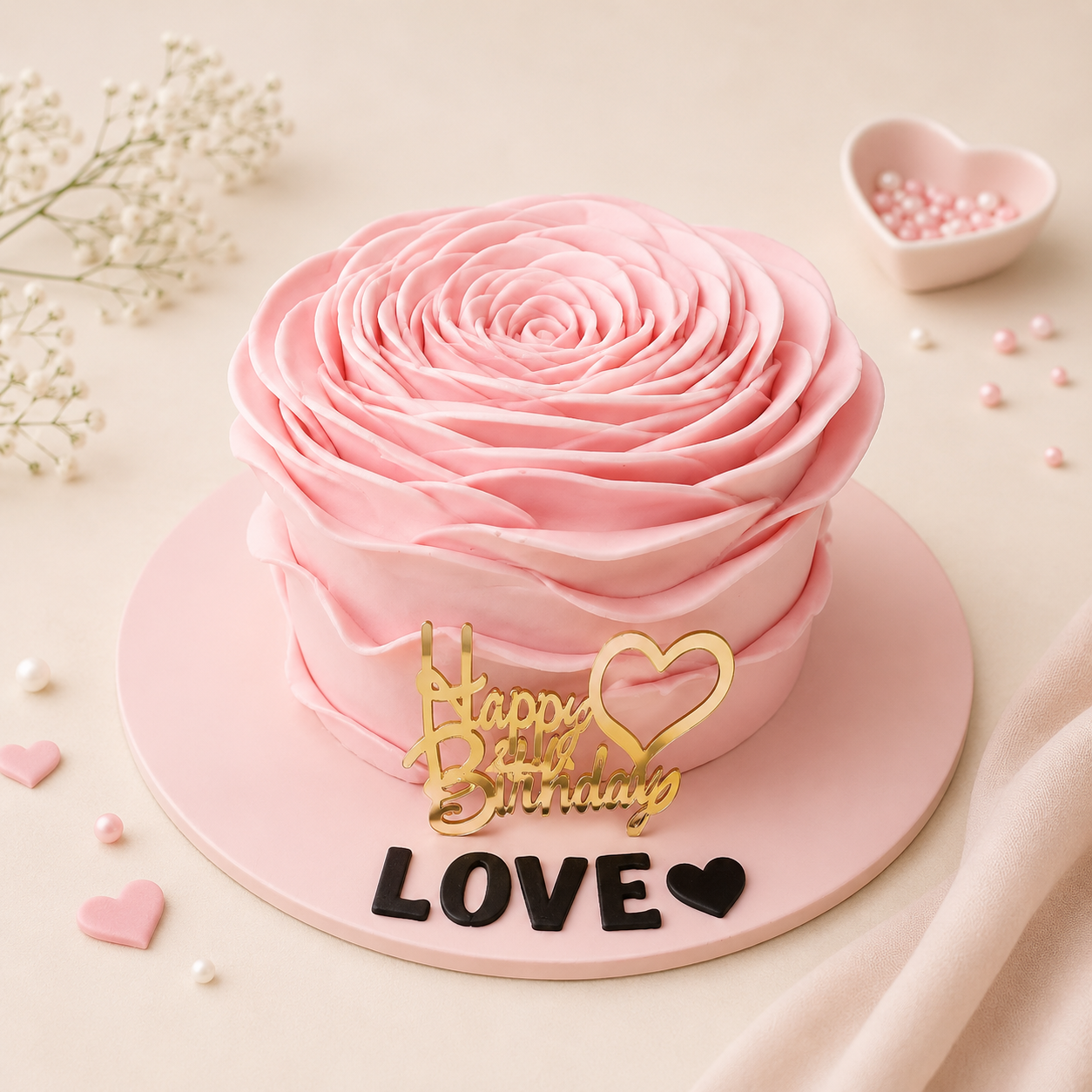 Love Rose Cake 2 KG