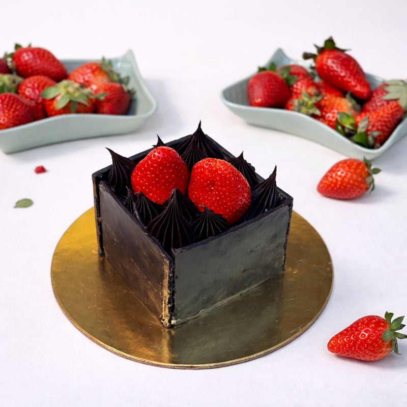 Strawberry Chocolate Mousse Pastry