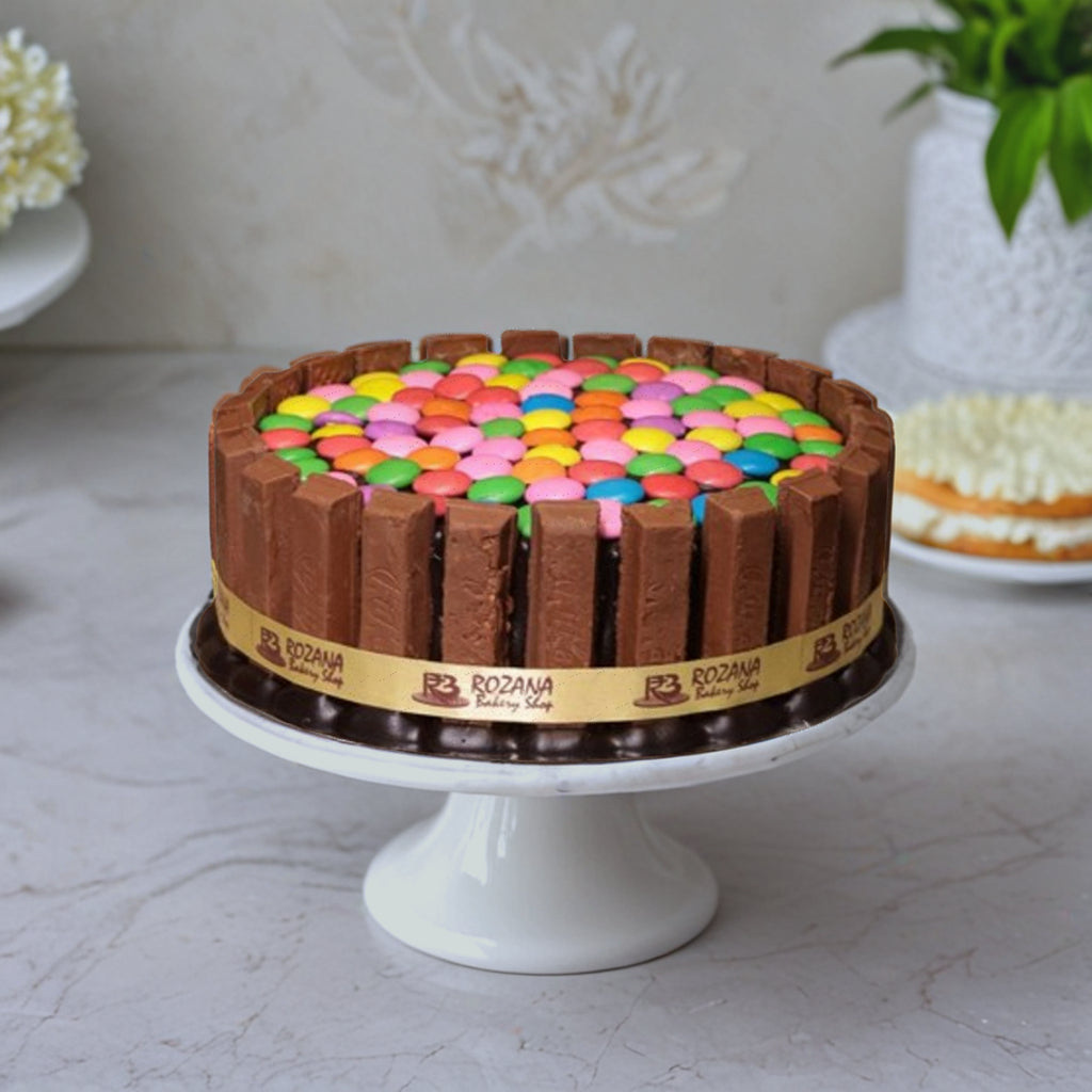 Kitkat & Gems Chocolate Cake