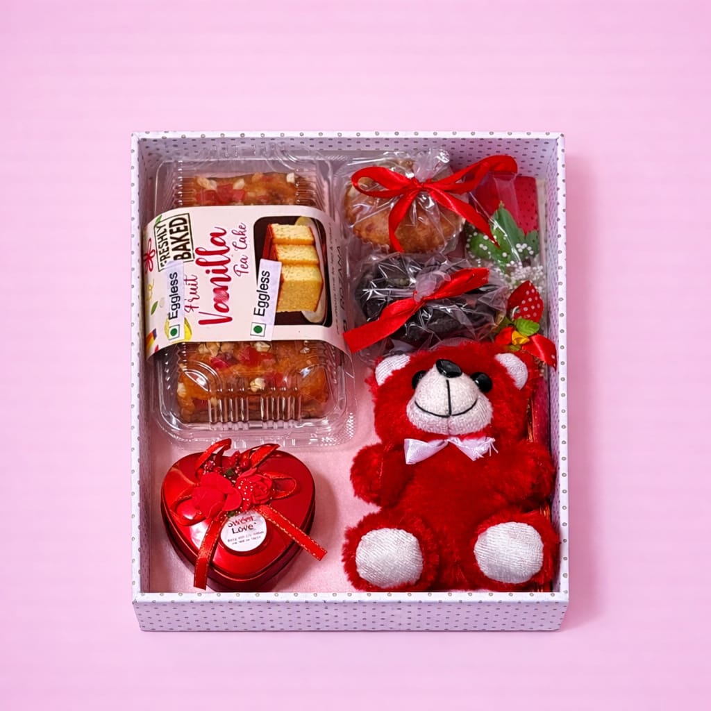 Dry Cake Valentine Hamper