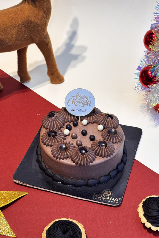 New Year Eve Belgian Chocolate Cake