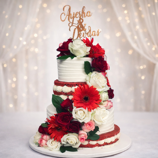 Red Velvet Engagement Cake 10 KG