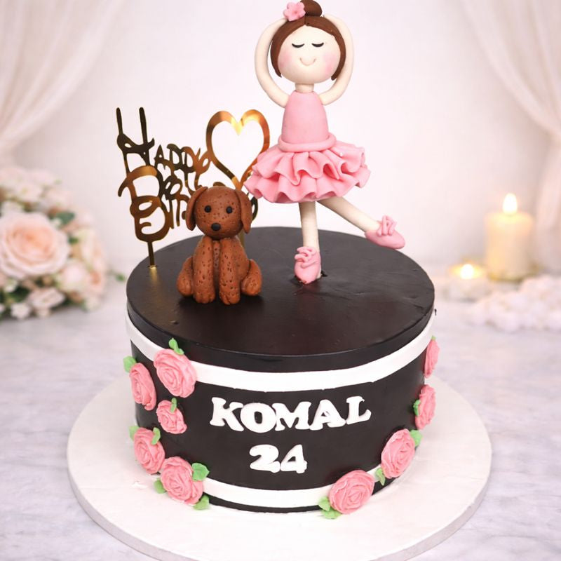 Ballet Theme Birthday Cake 1 KG