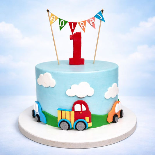 First Birthday Celebration Cake