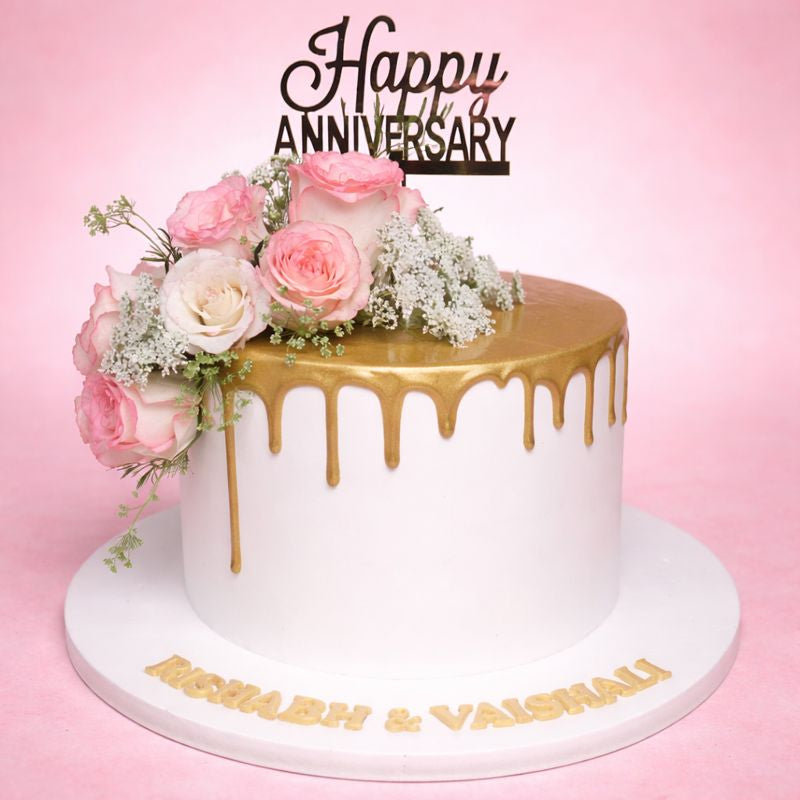 Anniversary Theme Cake 1 KG