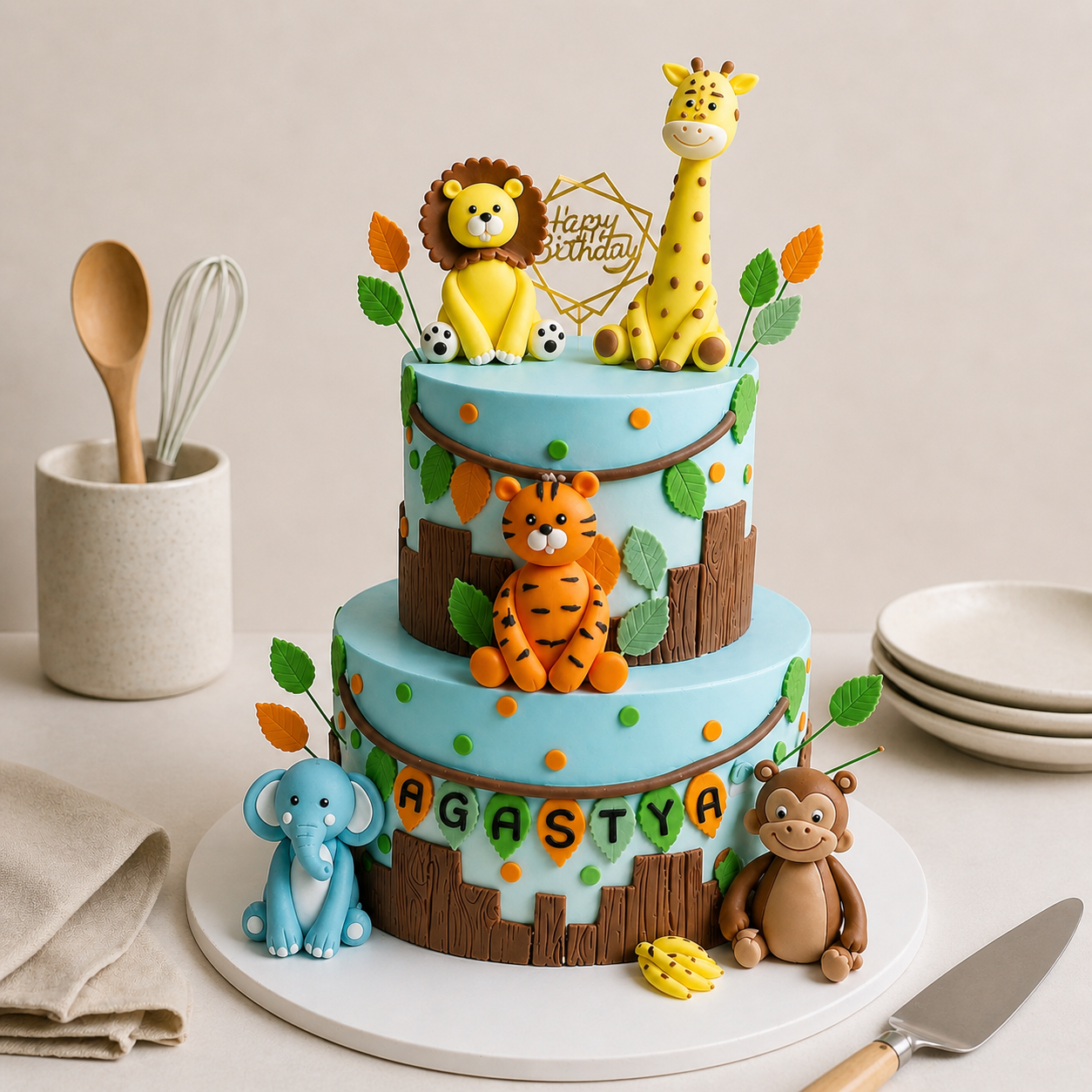 Jungle Theme Cake 4 KG