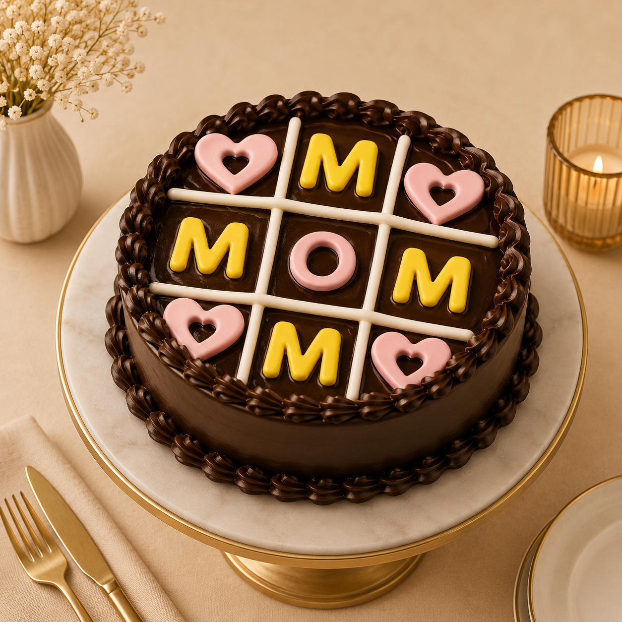 Choco Truffle Mom Cake 500 GM