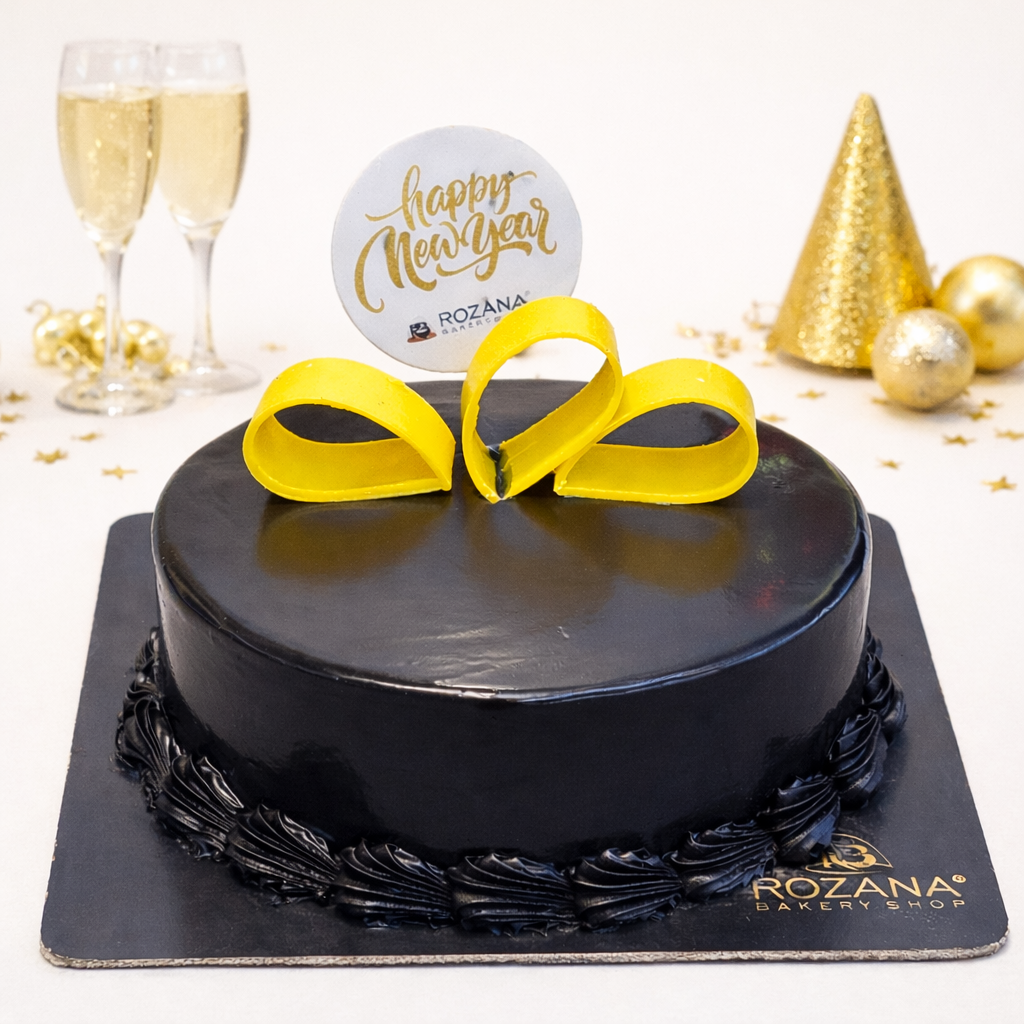NYE Chocolate Truffle Cake