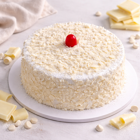 White Forest Cake