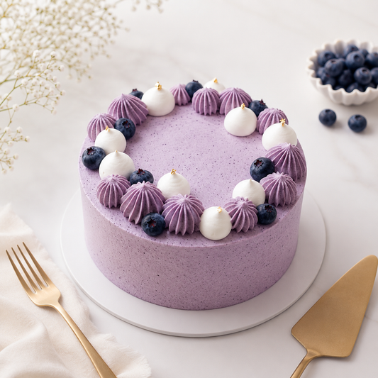 Blueberry Cream Cake