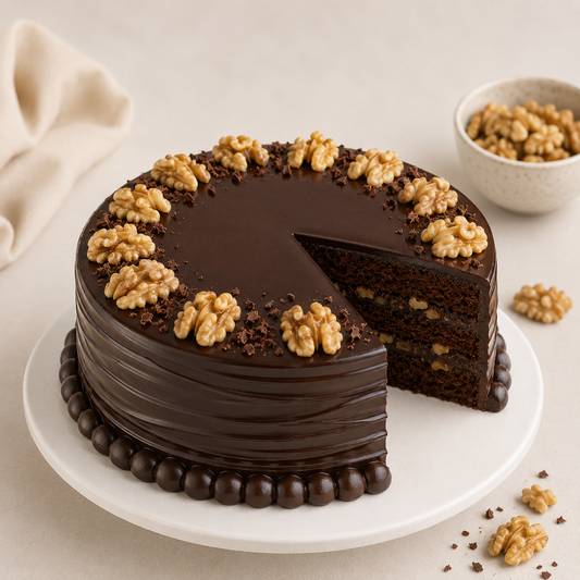 Chocolate Walnut Cake