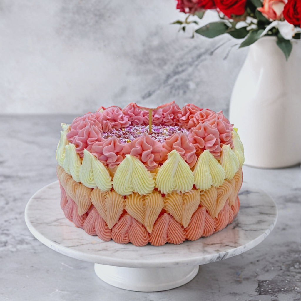 Heart Shape Colorful Mini Cake