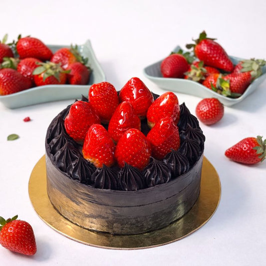 Strawberry Chocolate Mousse Cake