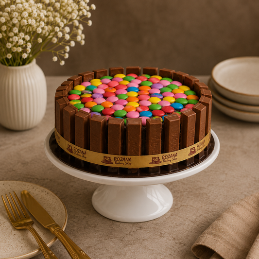 Kitkat & Gems Chocolate Cake