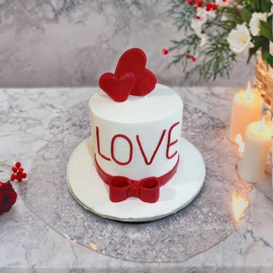 Love & Hearts Cake