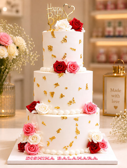 3-Tier Wedding Cake 10 KG