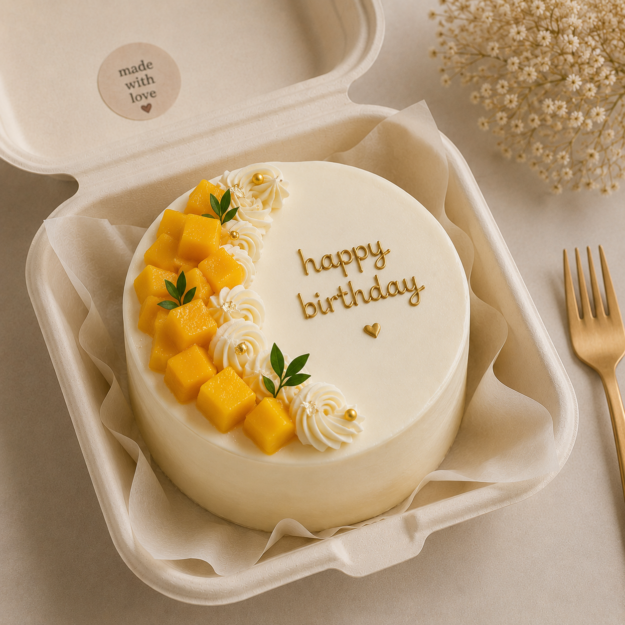 Mango Bento Cake